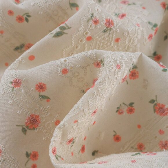 Red Apricot Boho Women's Floral Print V-Neck Blouse - Picture 4 of 8